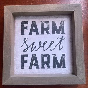 Home decor sign 7.5x7.5”